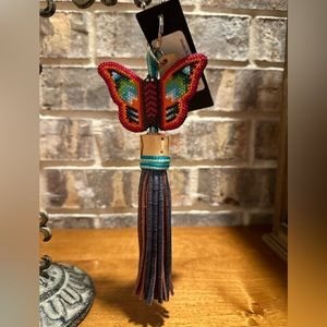 CONSUELA WESLEY BUTTERFLY CHARM KEYCHAIN